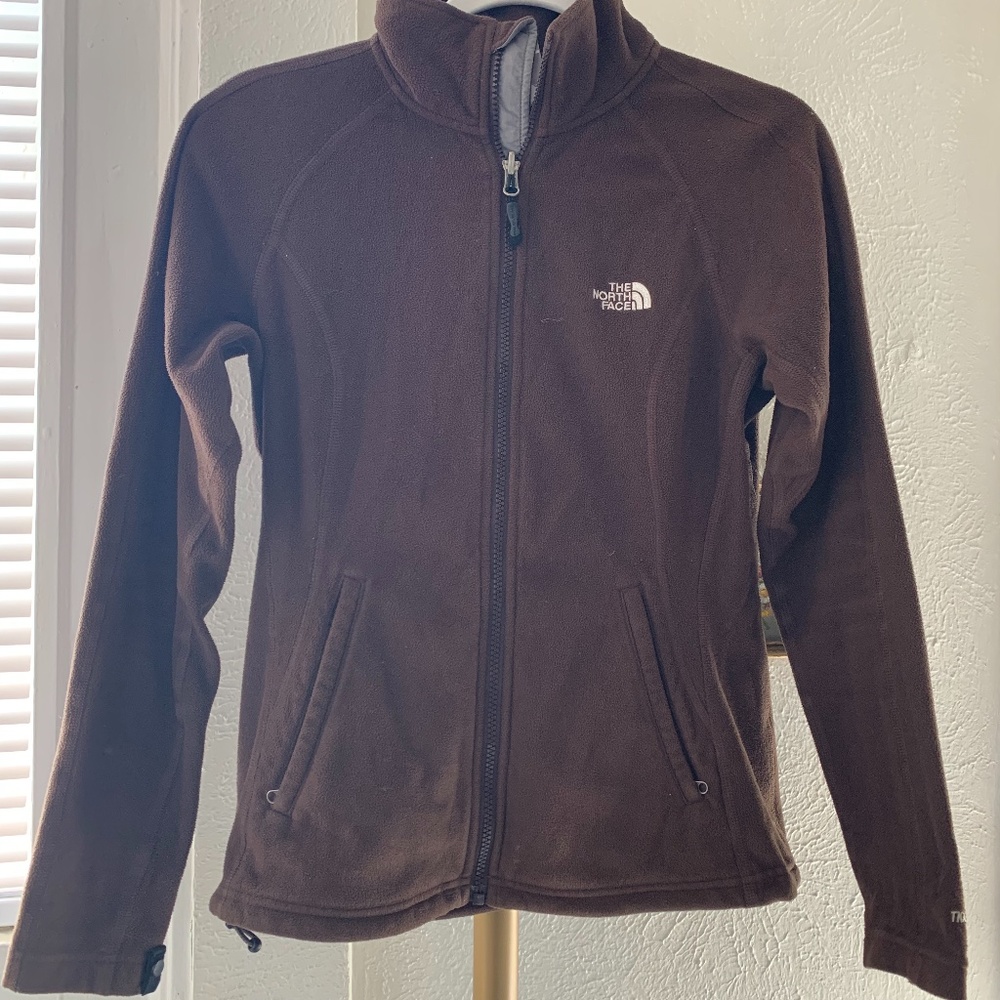 Brown North Face Jacket - Size S